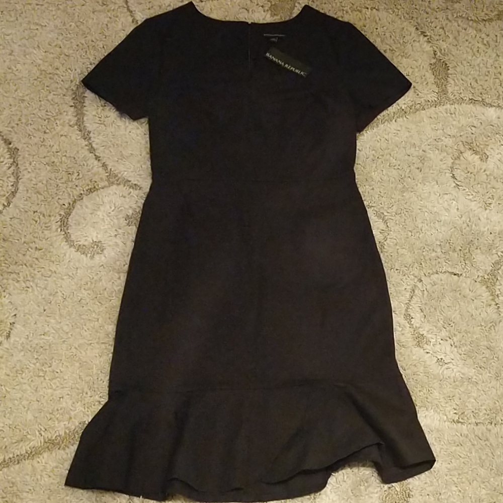 Black Banana Republic Stretch Dress